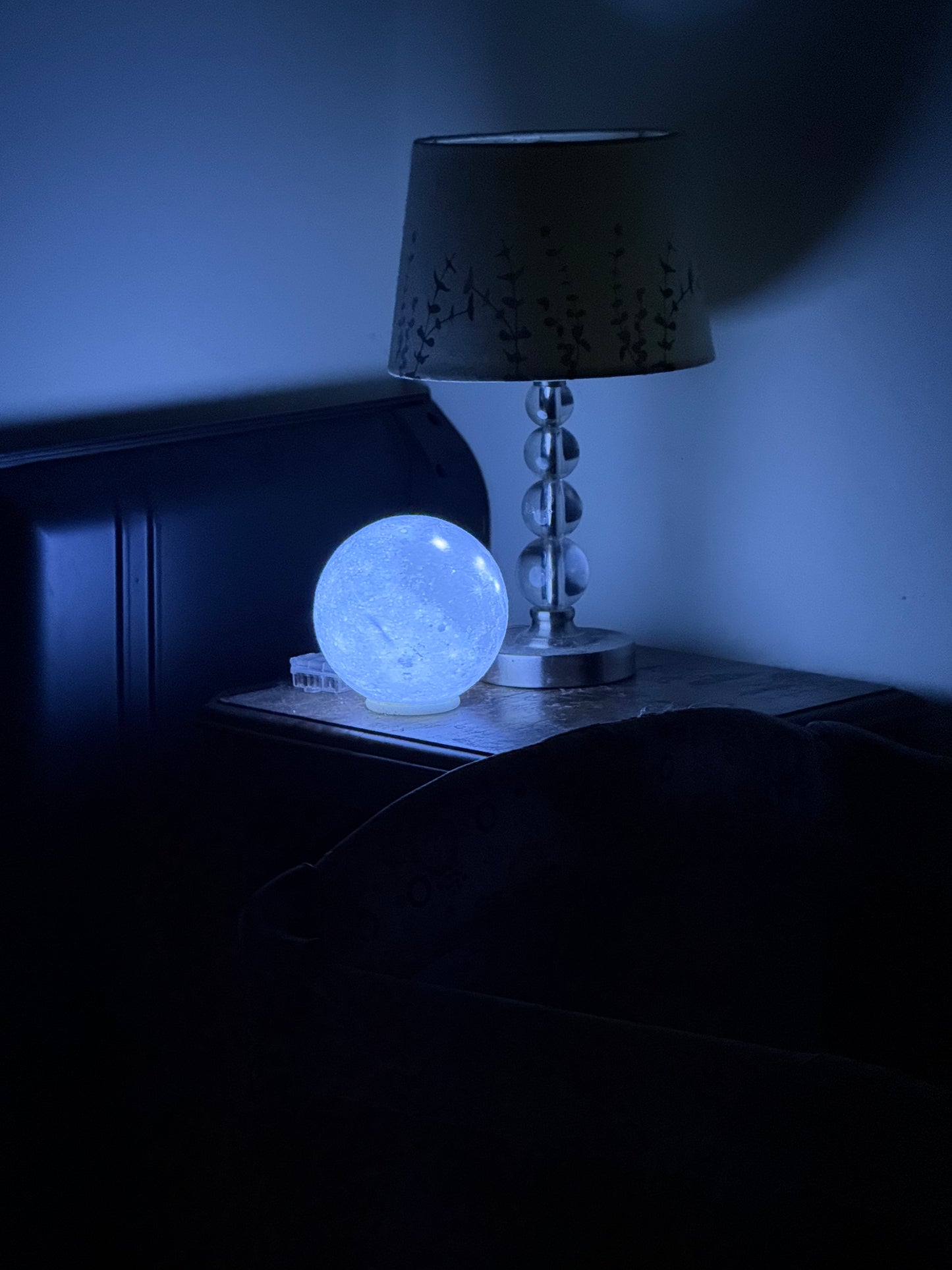 Custom 3D Printed Moon Lamp