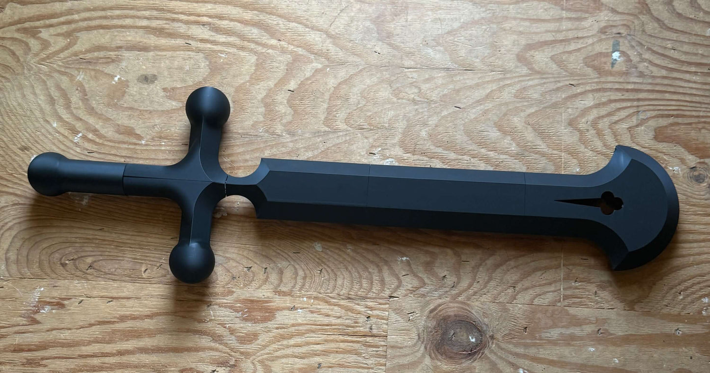 Demon Destroyer Sword – 3D Printed Anime Blade |Black Clover Inspired Prop
