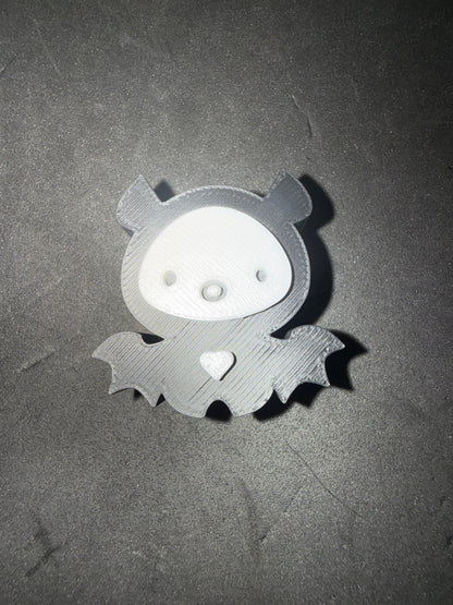 ✨ Halloween Straw Toppers – Skeleton, Ghost & Bat 🎃